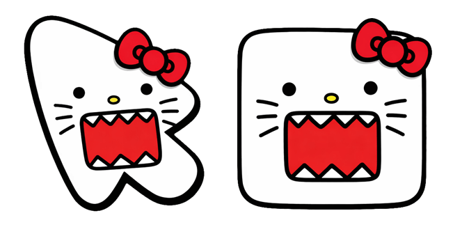 Hello Kitty x Domo-Kun Cursor