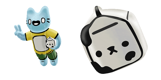 Macy's Thanksgiving Day Parade Blue Cat & Chugs Animated Cursor