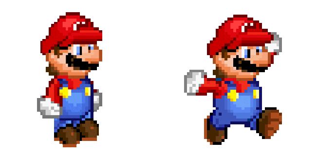 Super Mario Pixel Animated Cursor