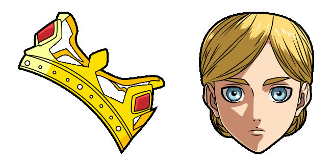 Attack on Titan Historia Reiss & Crown Animated Cursor