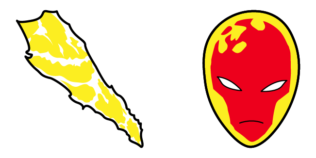 Teen Titans Hot Spot & Fire Blast Cursor