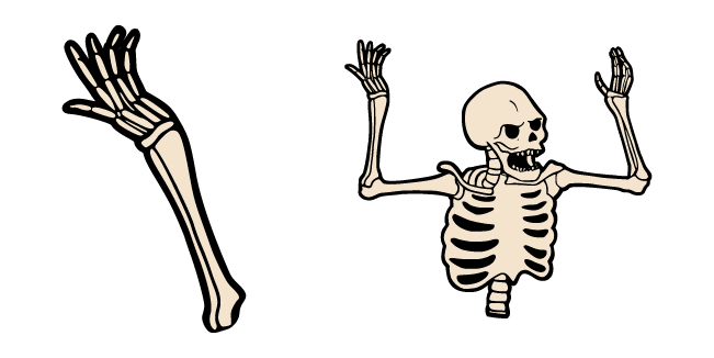 Spooky Skeleton Meme Cursor