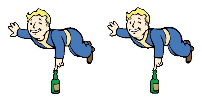 Fallout Vault Boy Agility Animated Cursor