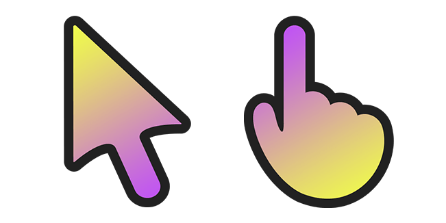 Lavender Field Gradient Cursor