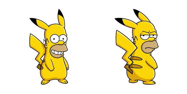 Homer Pikachu Meme Cursor