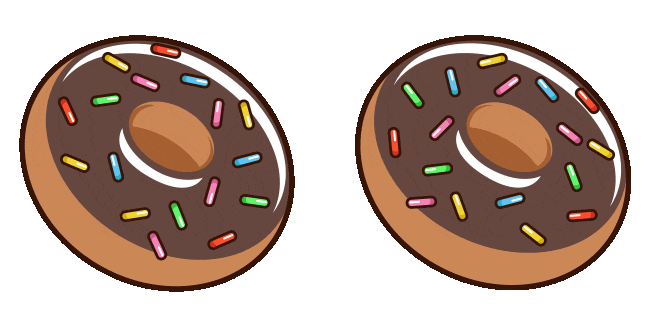 Brown Donut Animated Cursor