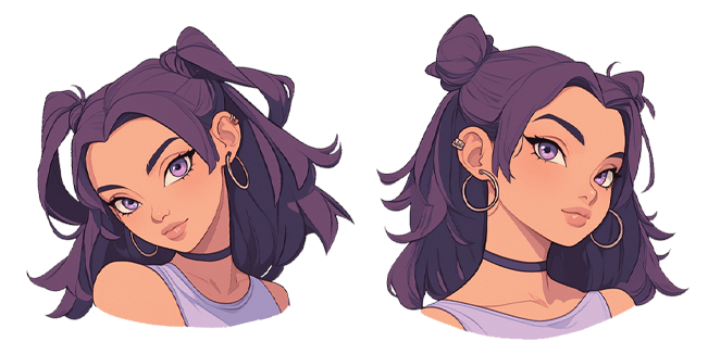 Playful Baddie Girl Cursor