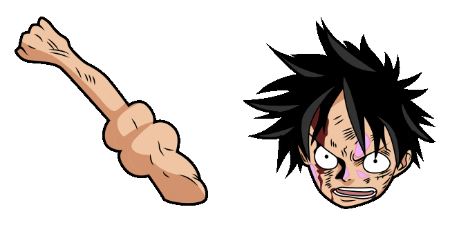 One Piece Monkey D. Luffy Gear 2 Animated Cursor