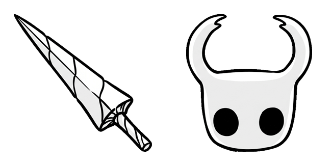 Hollow Knight Nail Sword & Mask Cursor