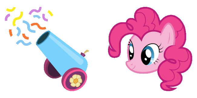 MLP Pinkie Pie & Confetti Animated Cursor
