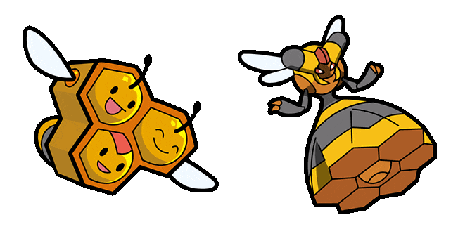 Pokemon Combee & Vespiquen Animated Cursor