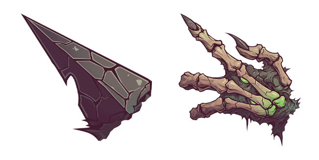 Spooky Halloween Arrow & Skeleton Hand Cursor