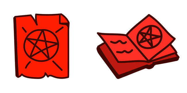 Devilcore Magic Book & Sheet Cursor