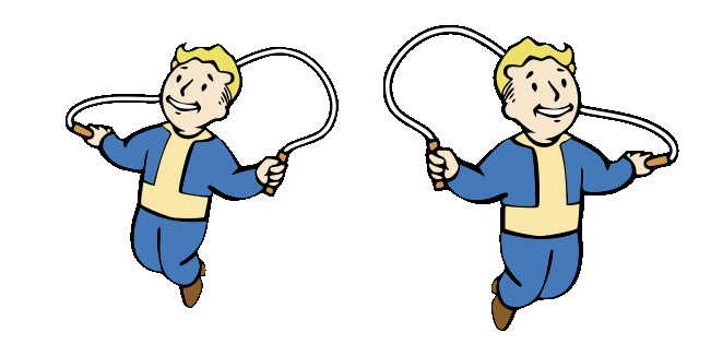 Fallout Vault Boy Endurance Animated Cursor