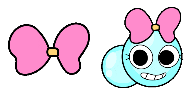Dandy's World Pink Bow Animated Cursor