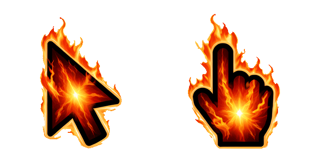 Flame Aura Flare Animated Cursor