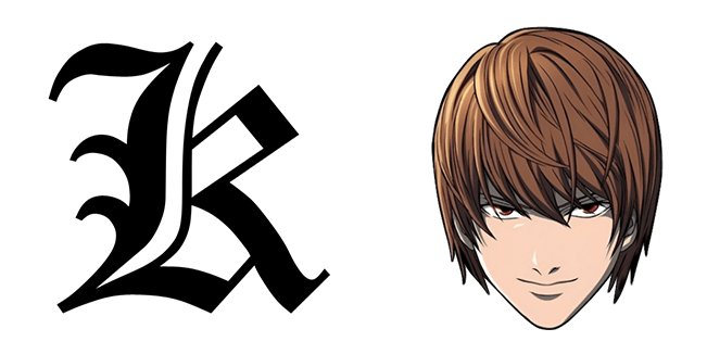 Death Note Light Yagami & Kira Logo Cursor
