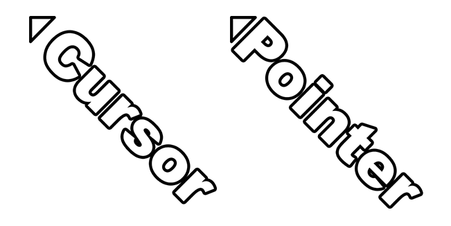 Cursor & Pointer Text Meme Cursor
