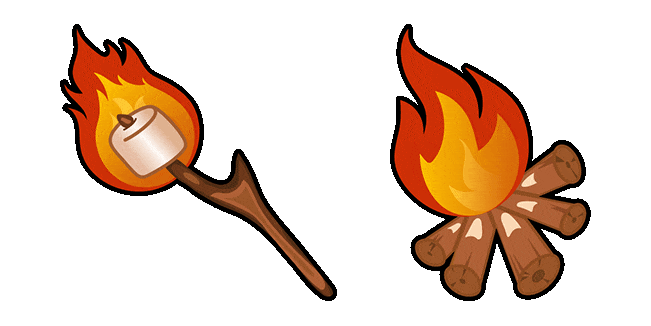 Marshmallow & Fire Animated Cursor