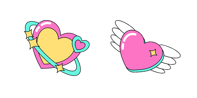 Cute Y2K Heart Cursor