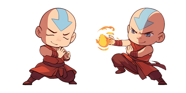 Cute Avatar Aang Cursor