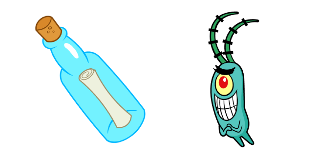 SpongeBob Plankton & Secret Formula Cursor