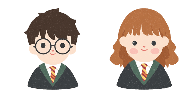 Cute Harry Potter & Hermione Granger Cursor