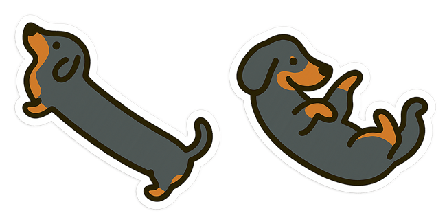 Adorable Dachshund Cursor