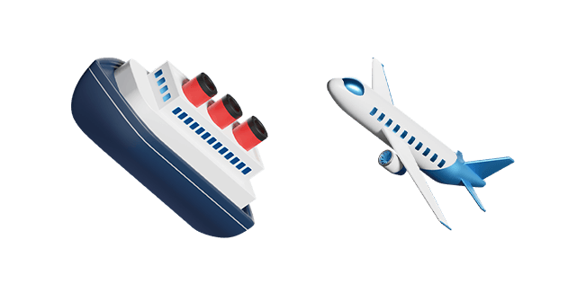 Ship & Airplane 3D Cursor