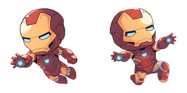 Chibi Iron Man Cursor