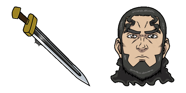 Vinland Saga Thors Snorresson & Sword Animated Cursor