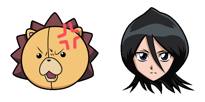 Bleach Kon & Rukia Kuchiki Animated Cursor