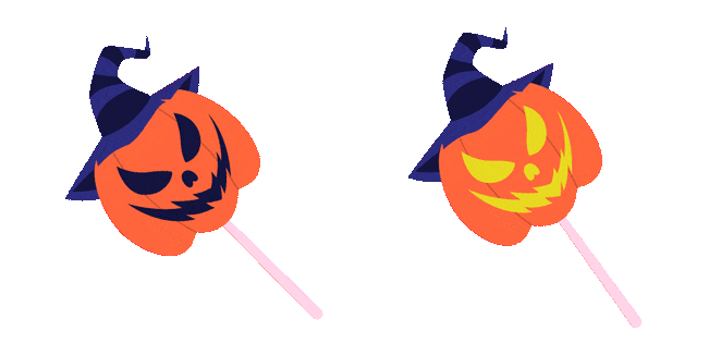 Halloween Pumpkin Stick Animated Cursor