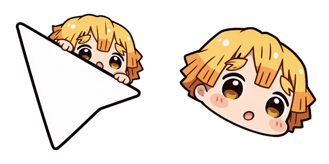 KNY Zenitsu Agatsuma Chibi Arrow Cursor