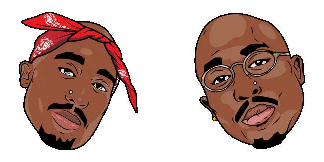 Tupac Shakur Animated Cursor