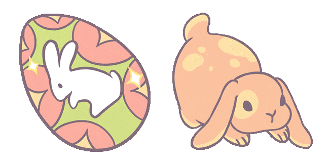 Easter Egg & Bunny Animated Cursor