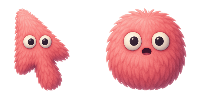 Cute Furball Creature Cursor