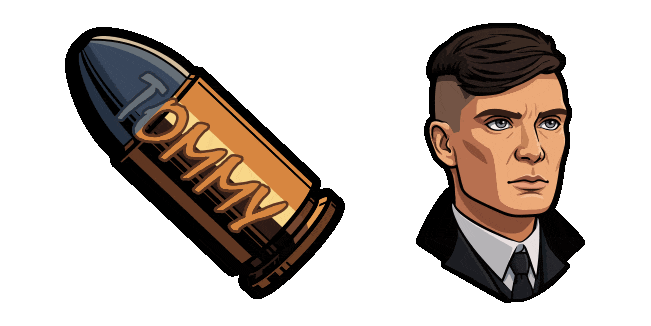 Peaky Blinders Thomas Shelby & Bullet Animated Cursor