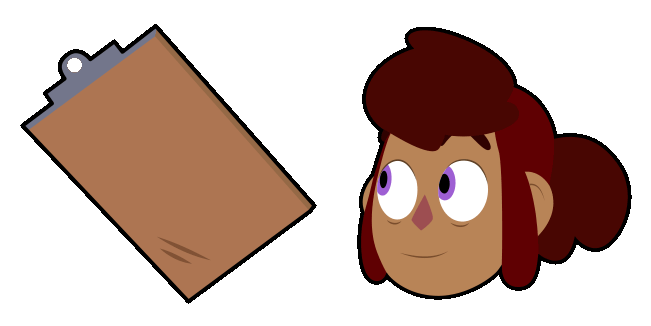 Camp Camp Gwen & Notebook Animated Cursor