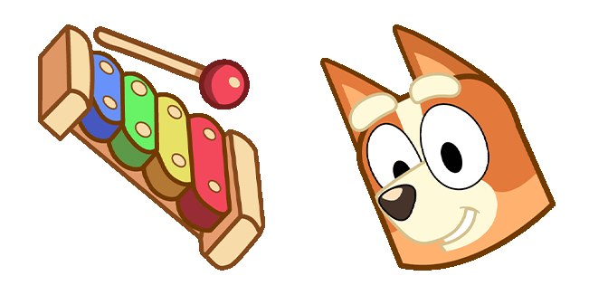 Bluey Magic Xylophone & Bingo Heeler Animated Cursor