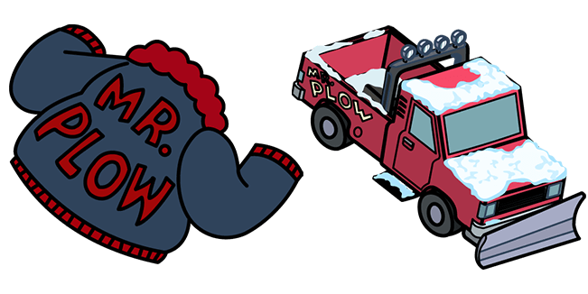 The Simpsons Mr. Plow Jacket & Snowplow Cursor
