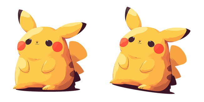 Pokemon Chubby Pikachu Cursor