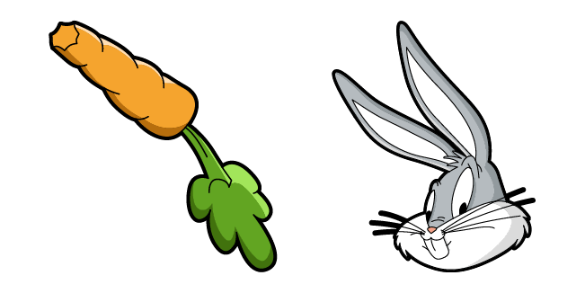 Looney Tunes Bugs Bunny & Carrot Cursor