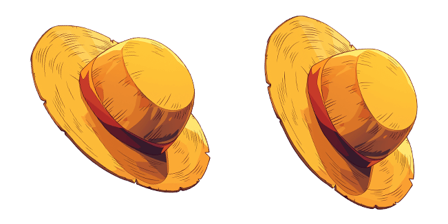 One Piece Monkey D. Luffy Hat Cursor