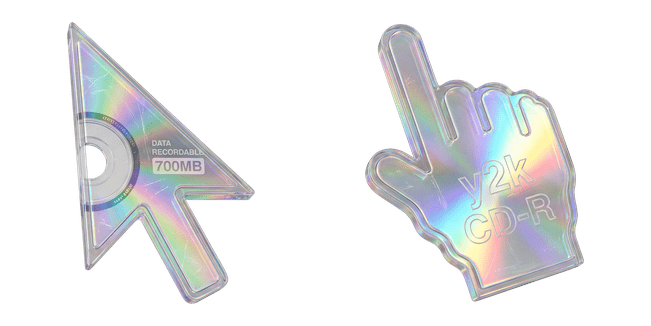 Y2K CD-R Arrow & Hand Cursor