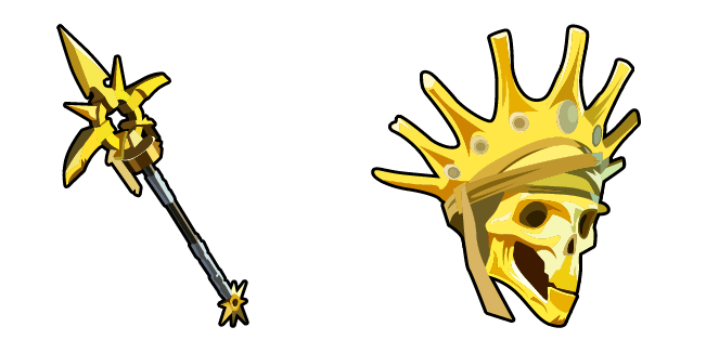 Fortnite Oro Skin & Gilded Scepter Pickaxe Cursor