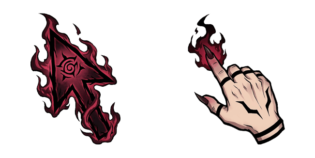 Jujutsu Kaisen Sukuna Flame Arrow & Hand Cursor