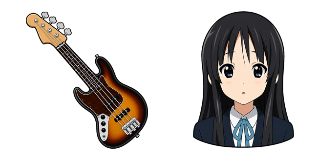 K-On! Mio Akiyama & Fender Jazz Bass Cursor