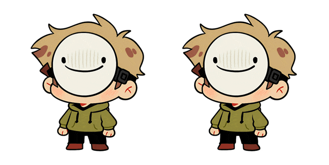 Dream SMP Chibi Dream Animated Cursor
