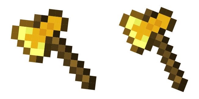 Minecraft Golden Axe Cursor